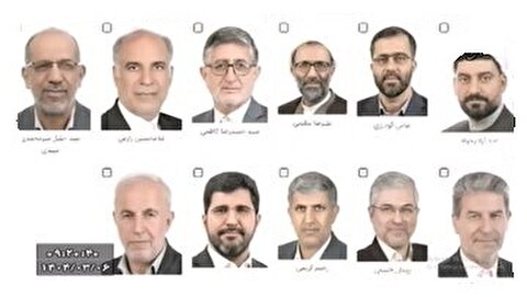 نتیحه آرای ناظران هیئت رئیسه اجلاسیه دوم مجلس دوازدهم