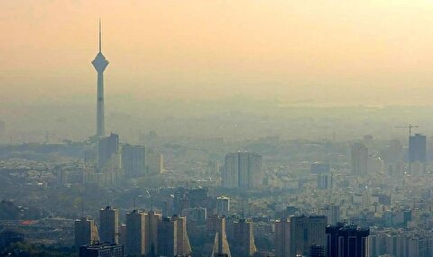 وضعیت هوای تهران نارنجی و ناسالم است