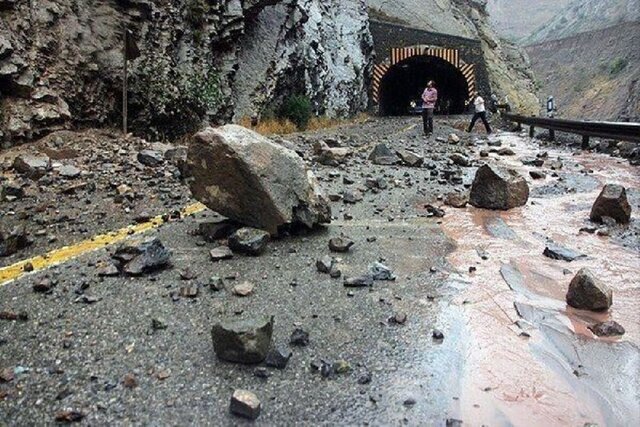 مسیر جنوب به شمال جاده چالوس تا اطلاع ثانوی بسته شد