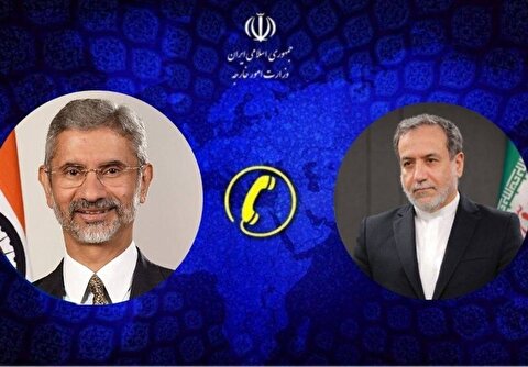 گفت‌وگوی تلفنی عراقچی با همتای هندی