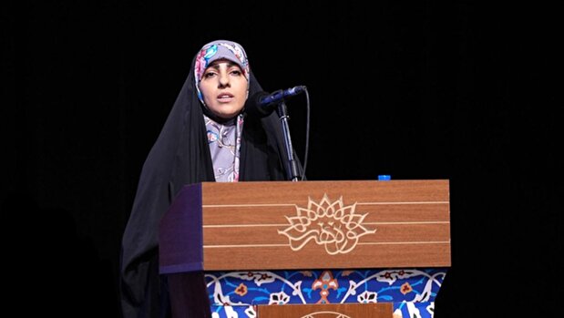 فیلم/ رجزخوانی دختر سردار شهید شادمانی علیه رژیم اسرائیل