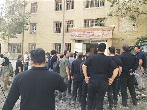 بازدید رسانه‌های جهانی از زندان اوین پس از حمله صهیونیست‌ها