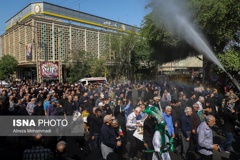 تشییع تاریخی سردار غلامعلی رشید ایران در دزفول