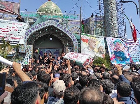 تشییع تاریخی سردار غلامعلی رشید ایران در دزفول