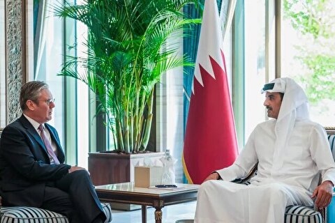 امیر قطر و نخست‌وزیر انگلیس درباره تحولات غزه رایزنی کردند