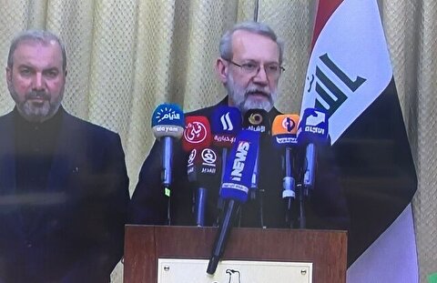 لاریجانی: امضای یادداشت تفاهم امنیتی میان ایران و عراق با هدف عدم فرصت به دیگران جهت برهم زدن امنیت دو کشور صورت گرفت