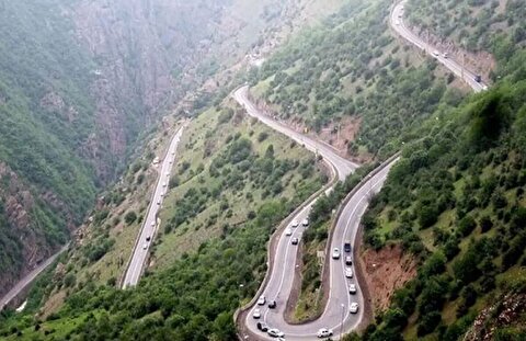 آخرین وضعیت جاده های شمالی / جاده چالوس یک‌طرفه شد