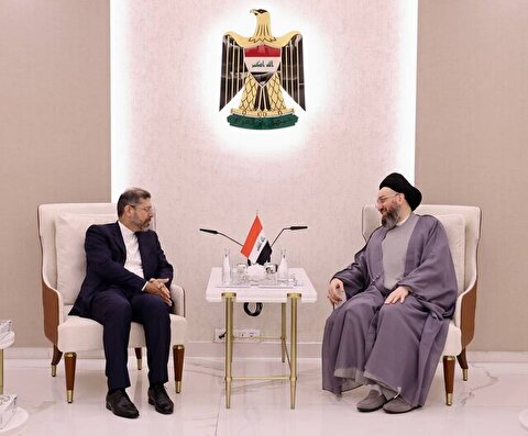 دیدار عمار حکیم با سعید خطیب‌زاده/ تاکید بر دور نگه داشتن منطقه از هرگونه تهدید
