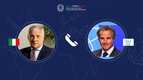 رایزنی وزیر خارجه ایتالیا و رافائل گروسی درباره هسته‌ای ایران
