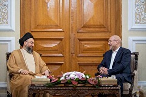 قالیباف در دیدار با عمار حکیم: نقش ایران و عراق در ایجاد انسجام میان امت اسلامی بی‌بدیل است