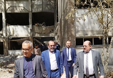 بازدید هیئت حقوق بشری روسیه از زندان اوین پس از حمله تروریستی رژیم صهیونیستی