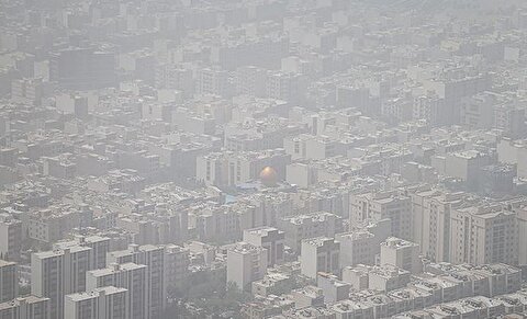 کیفیت هوای تهران در وضعیت قرمز/ هوای ناسالم برای همه گروه‌ها