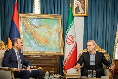 ایران مخالف هرگونه تغییر ژئوپولیتیک در منطقه است/ لاریجانی از روابط قوی تهران ـ ایروان سخن گفت