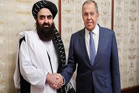 دیدار لاوروف و امیرخان متقی در مسکو