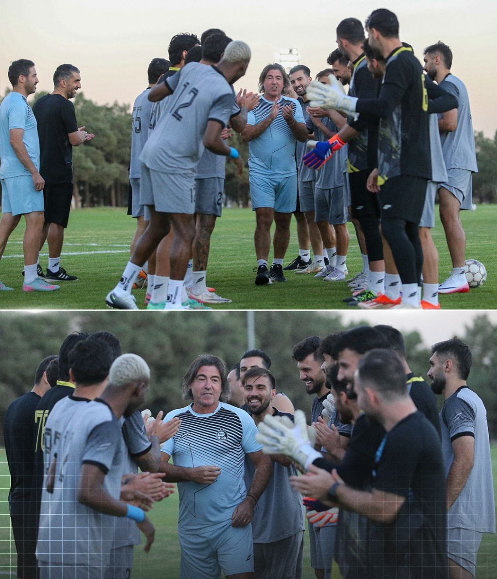 عکس / پس از ۵ روز استراحت؛ شروع تمرینات استقلال با بازگشت ساپینتو