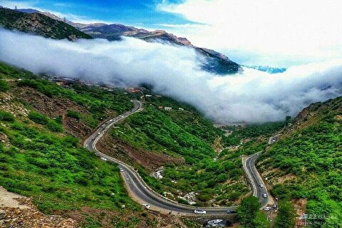 جاده چالوس یک‌طرفه شد