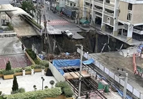 فرونشست شدید در قلب بانکوک/ تخلیه ۳۵۰۰ بیمار از بیمارستان واجیرا