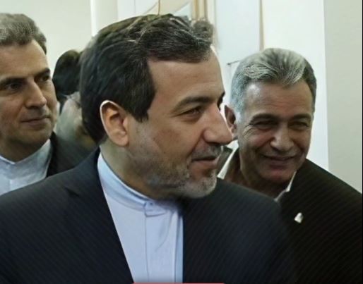 ویدیو| حضور جنجالی عراقچی در مراسم افتتاحیه مزون همسرش