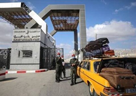 گذرگاه رفح فردا پنجشنبه بازگشایی می‌شود