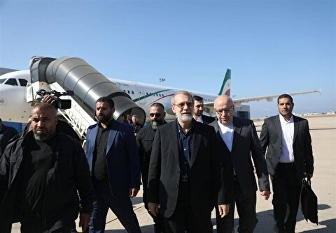 علی لاریجانی وارد بیروت شد
