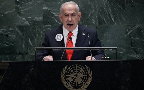 تریبون سازمان ملل در اختیار یک تروریست