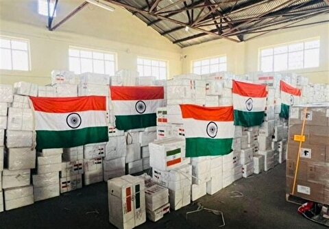 تداوم کمک‌های بشردوستانه هند/ ۱۶ تن دارو تحویل افغانستان شد