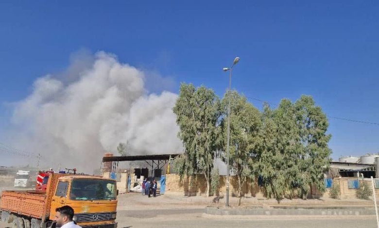 انفجار و آتش‌سوزی در استخر قیر ایوانکی/ جست‌وجو برای مصدوم دوم ادامه دارد