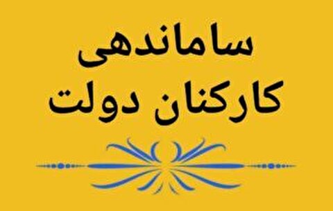 اعلام اسامی شرکت‌های پیمانکار ذی‌نفع به کارگروه بررسی طرح ساماندهی کارکنان دولت