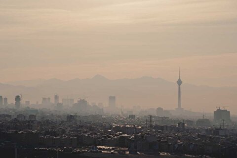 هوای تهران نارنجی شد