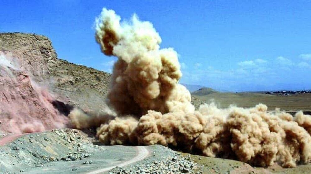 انفجار کنترل‌شده در شرکت آنزان پویا برای پروژه‌های توسعه‌ای