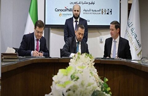 آمریکا با سوریه تفاهم‌نامه گازی امضا کرد