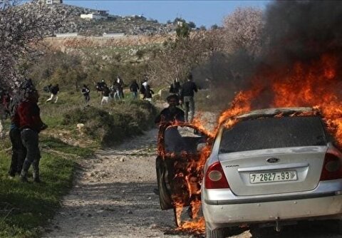 حملات گسترده شهرک‌نشینان صهیونیست به کرانه باختری