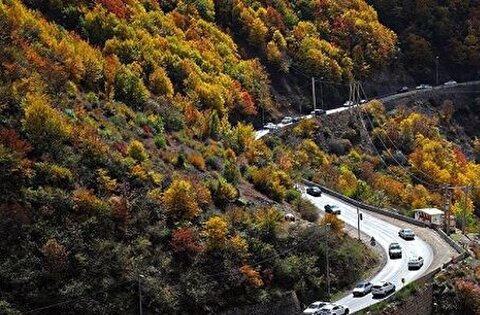 تردد عادی در راه ها؛ جاده چالوس بعدازظهر یکطرفه می‌شود
