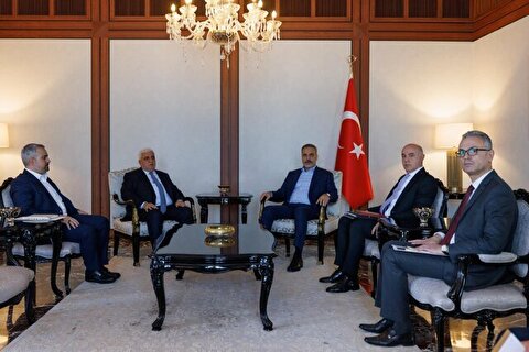 گفت‌وگوی فیدان و رئیس الحشد الشعبی عراق