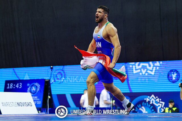 کشتی آزاد زیر ۲۳ سال ایران نایب قهرمان جهان شد/ قهرمانی آمریکا با ۴ طلا