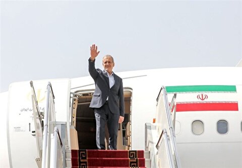 پزشکیان پیش از عزیمت به قزاقستان: کشورهای مسلمان تعامل سازنده داشته باشند