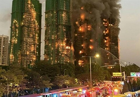 افزایش تعداد کشته شدگان ناشی از آتش سوزی در هنگ کنگ به ۵۵ نفر