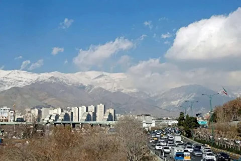 پیش‌بینی هواشناسی از وضعیت هوای کشور /ورود سامانه بارشی در روز‌های آینده