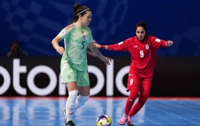 حذف زنان ایران از جام جهانی فوتسال با شکست از ایتالیا