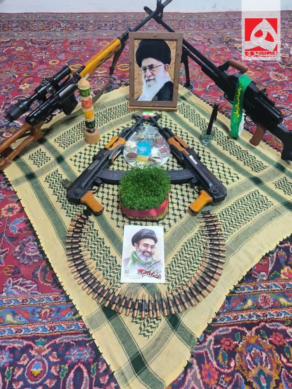 عکس/ سفره هفت سین مدافعان وطن