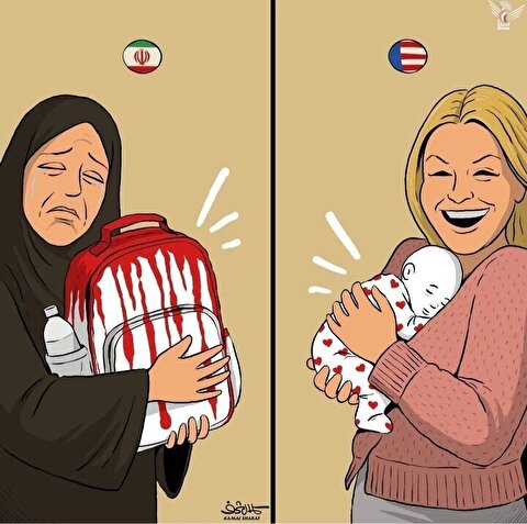 کاریکاتور جنجالی کمال شرف در واکنش به تولد فرزند سخنگوی کاخ سفید + عکس کاریکاتور جنجالی کمال شرف در واکنش به تولد فرزند سخنگوی کاخ سفید + عکس