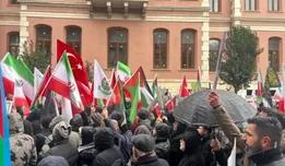 تجمع مردم ترکیه در حمایت از ایران