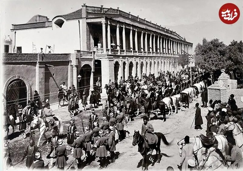ورود کاروان سلطنتی مظفرالدین‌شاه به تهران؛ ۱۳۰ سال قبل + عکس