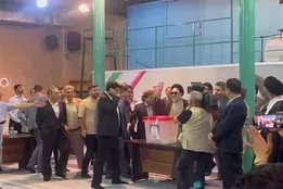 سیدمحمد خاتمی در حسینیه جماران رأی داد