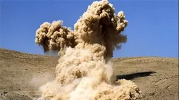 انفجار بمب‌های عمل‌نکرده در محدوده فرودگاه شیراز