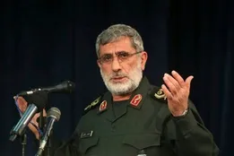حضور سردار قاآنی در مراسم بزرگداشت سردار شهید ایزدی + عکس