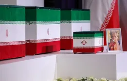 وداع فرماندهان ارشد نیروهای مسلح با رهبر شهید در مصلی
