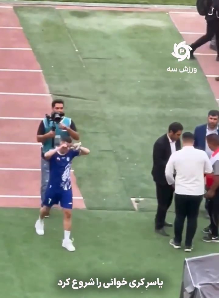 اولین کری سنگین دربی ۱۴۸۵ از آسانی + عکس اولین کری سنگین دربی ۱۴۸۵ از آسانی + عکس