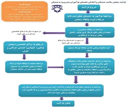 اینفوگرافی/  ​​​​​​​فرایند سنجش سلامت جسمانی کلاس اولی‌ها