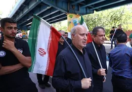مهدی تاج خطاب به رهبر شهید: راهت در قلب ملت روشن‌تر از همیشه ادامه دارد